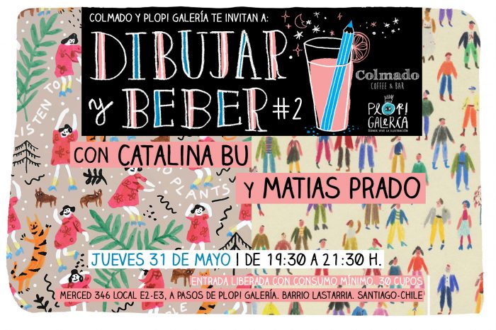 PLOP! Galería presenta “Dibujar y beber” en Colmado coffee & bar PLOP! Galería presenta “Dibujar y beber” en Colmado coffee & bar