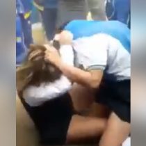 Registran brutal pelea entre estudiantes de liceo en Antofagasta