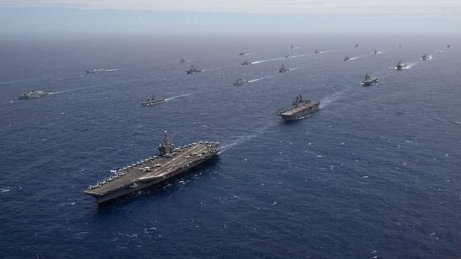 Cómo es el RIMPAC, el ejercicio de guerra naval más grande del mundo en el que participarán Chile, Colombia, México y Perú Cómo es el RIMPAC, el ejercicio de guerra naval más grande del mundo en el que participarán Chile, Colombia, México y Perú