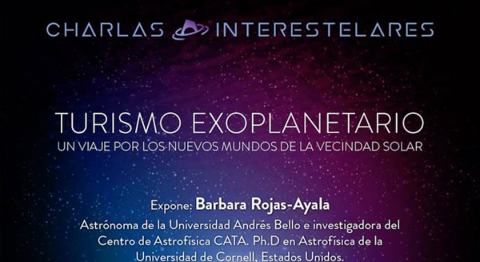 Charla sobre Turismo Exoplanetario con astrónoma Bárbara Rojas-Ayala en Planetario Charla sobre Turismo Exoplanetario con astrónoma Bárbara Rojas-Ayala en Planetario