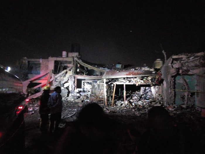 Siete muertos y ocho heridos por explosión pirotécnica en una casa mexicana