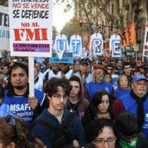 Protestan en Argentina con un 