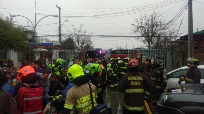 Dos fallecidos deja incendio en casa de reposo en La Florida Dos fallecidos deja incendio en casa de reposo en La Florida