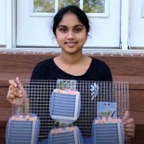 El ingenioso invento de Maanasa Mendu, la adolescente que podría dar luz a millones de personas en todo el mundo