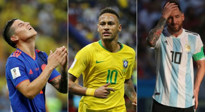 Rusia 2018: la mala racha de Sudamérica en los mundiales tras 16 años sin un campeón de la región Rusia 2018: la mala racha de Sudamérica en los mundiales tras 16 años sin un campeón de la región