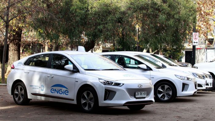 Cómo son los primeros 60 taxis eléctricos que circularán en Santiago Cómo son los primeros 60 taxis eléctricos que circularán en Santiago