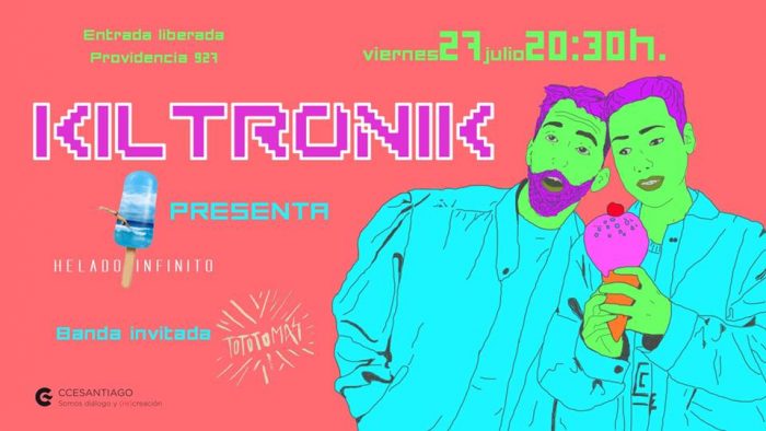 Concierto gratuito de Helado Infinito en Centro Cultural de España Concierto gratuito de Helado Infinito en Centro Cultural de España