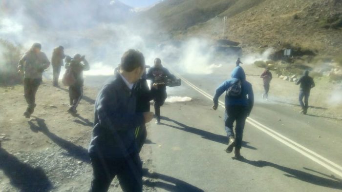 “Luksic style”: Mano dura de Fuerzas Especiales contra manifestantes en Minera Los Pelambres “Luksic style”: Mano dura de Fuerzas Especiales contra manifestantes en Minera Los Pelambres