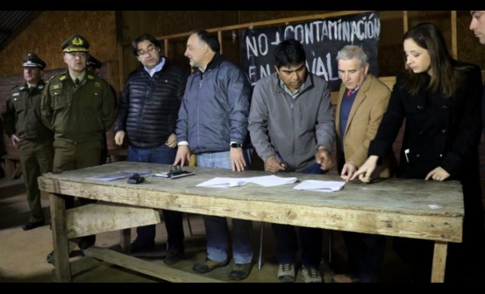 Acuerdo de Los Pelambres con Cuncumén: Dirigente dice que minera aceptó el 70% de sus demandas Acuerdo de Los Pelambres con Cuncumén: Dirigente dice que minera aceptó el 70% de sus demandas