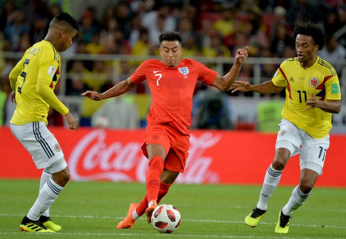 Primer tiempo: Colombia e Inglaterra no se hacen daño en último duelo de octavos de final