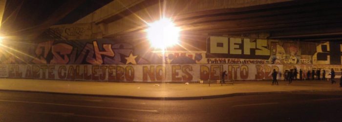 Juventudes Comunistas emprenden ofensiva comunicacional contra la ley “anti grafitis” Juventudes Comunistas emprenden ofensiva comunicacional contra la ley “anti grafitis”