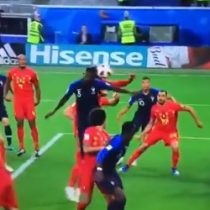 Rusia 2018:  El cabezazo de Umtiti que marcó el 1 a 0 entre Francia y Bélgica