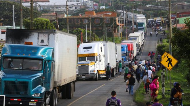 Cómo la crisis en Nicaragua afecta a Costa Rica, Guatemala, Honduras, El Salvador y Panamá de una forma “sin precedentes” Cómo la crisis en Nicaragua afecta a Costa Rica, Guatemala, Honduras, El Salvador y Panamá de una forma