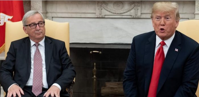 Trump y la UE alcanzan acuerdo para poner fin a guerra comercial trasatlántica Trump y la UE alcanzan acuerdo para poner fin a guerra comercial trasatlántica