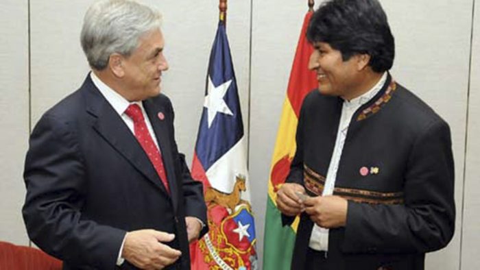 Chile advierte a Evo Morales que no use causa marítima para buscar la reelección Chile advierte a Evo Morales que no use causa marítima para buscar la reelección