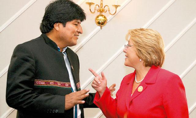 Evo Morales felicita a Bachelet por nombramiento en Naciones Unidas Evo Morales felicita a Bachelet por nombramiento en Naciones Unidas