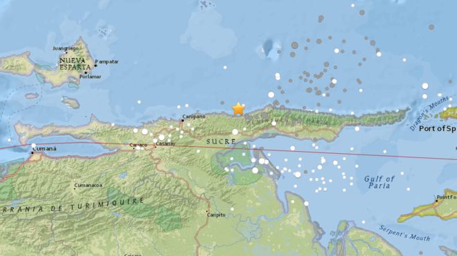La tierra tiembla en Venezuela: un terremoto de magnitud 7,3 sacude el norte del país La tierra tiembla en Venezuela: un terremoto de magnitud 7,3 sacude el norte del país