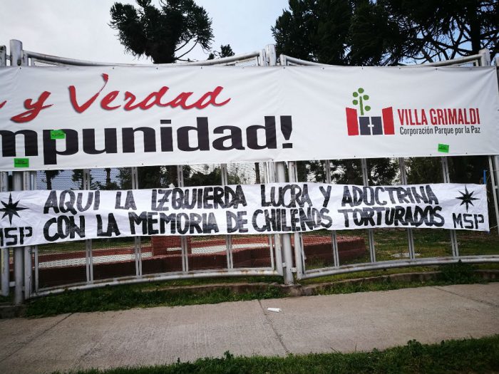 Villa Grimaldi condena ataque al sitio de memoria Villa Grimaldi condena ataque al sitio de memoria