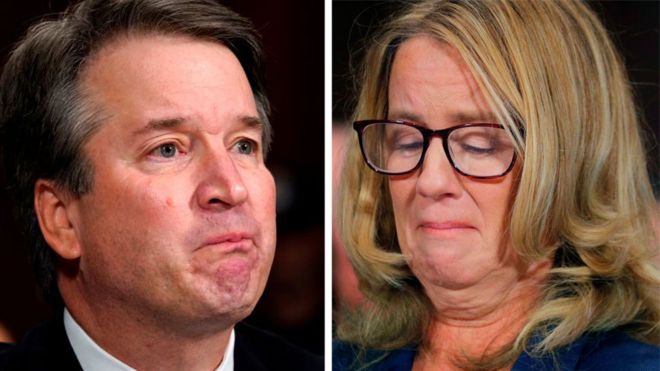 Brett Kavanaugh vs. Christine Blasey Ford: 6 momentos clave de la dramática comparecencia ente el Senado del candidato de Trump a la Corte Suprema y la mujer que lo acusa de abuso sexual Brett Kavanaugh vs. Christine Blasey Ford: 6 momentos clave de la dramática comparecencia ente el Senado del candidato de Trump a la Corte Suprema y la mujer que lo acusa de abuso sexual