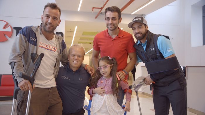 Jugadores de golf adaptado visitan Teletón: «El deporte potencia la autonomía» Jugadores de golf adaptado visitan Teletón: