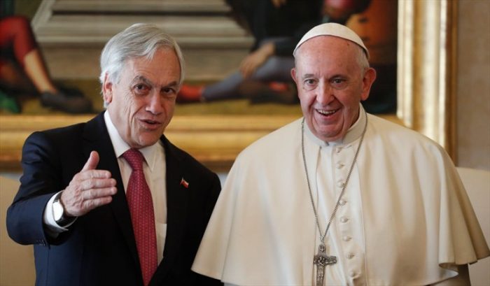 Piñera tras reunirse con el Papa Francisco: “Compartimos la esperanza de que la Iglesia pueda vivir un verdadero renacimiento” Piñera tras reunirse con el Papa Francisco: “Compartimos la esperanza de que la Iglesia pueda vivir un verdadero renacimiento