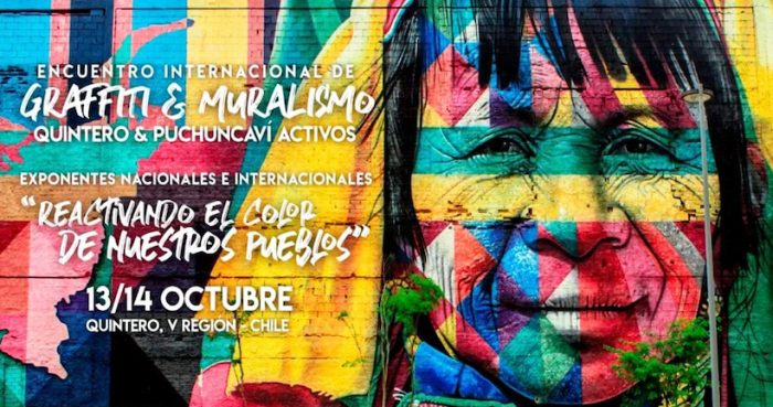 Encuentro de graffiti y muralismo «Quintero & Puchuncaví Activos» en Quintero Encuentro de graffiti y muralismo «Quintero & Puchuncaví Activos» en Quintero