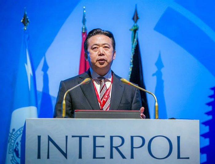 Interpol investiga la desaparición de su jefe: no se sabe de él desde el 29 de septiembre