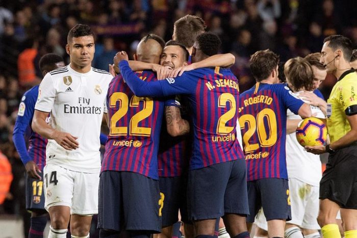 Triunfo histórico: Barcelona golea 5 a 1 al Real Madrid y ahonda su crisis Triunfo histórico: Barcelona golea 5 a 1 al Real Madrid y ahonda su crisis