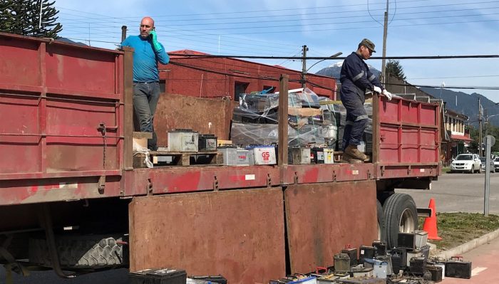 Campaña de reciclaje de baterías de vehículos en la Patagonia recolecta 40 toneladas