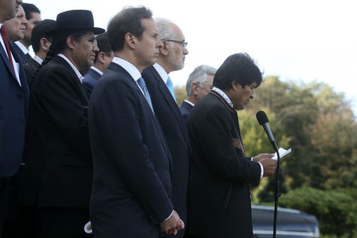 Evo Morales no se da por vencido: «Bolivia nunca va a renunciar» Evo Morales no se da por vencido: