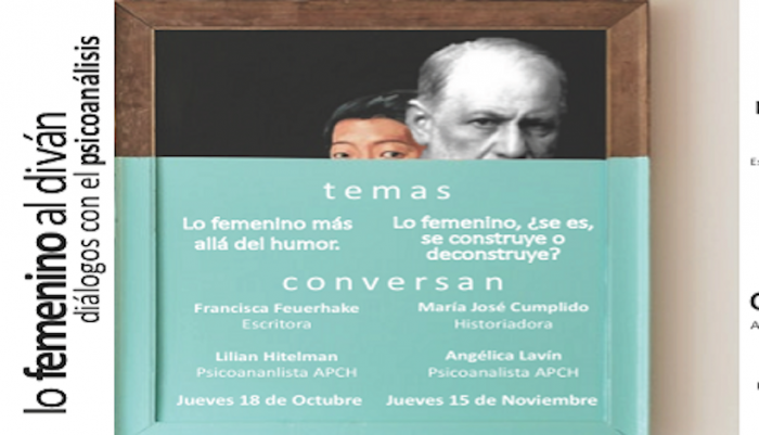 Ciclo de diálogos “Lo femenino al diván” organizado por la Sociedad Psicoanalítica Chilena