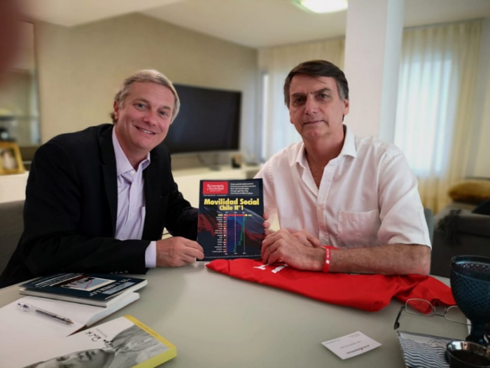 Kast se reunió con Bolsonaro en Brasil: 
