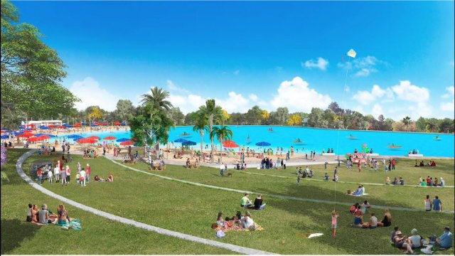 “Cancún style”: la votación por la laguna artificial en el Parque Padre Hurtado que desata las pasiones  