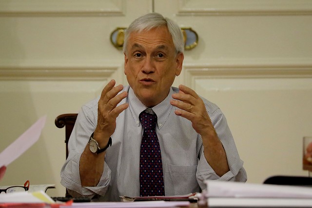 Piñera abordó la situación de Venezuela con comisiones de Relaciones Exteriores