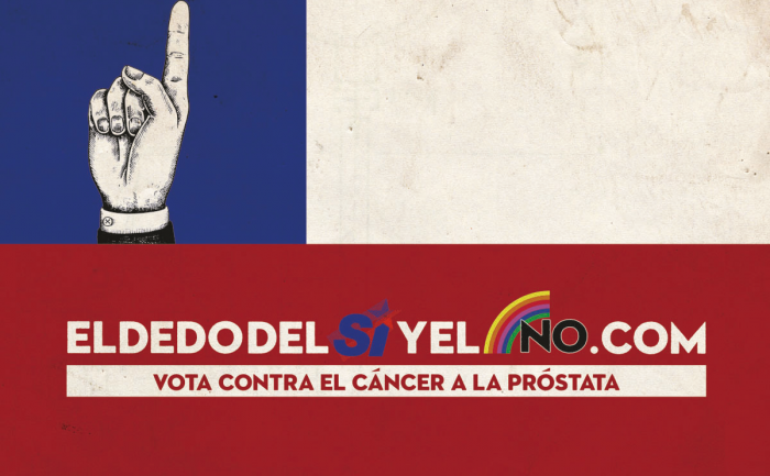 El dedo del Sí y el No: creativa campaña contra el cáncer de próstata se inspira en los 30 años del Plebiscito El dedo del Sí y el No: creativa campaña contra el cáncer de próstata se inspira en los 30 años del Plebiscito