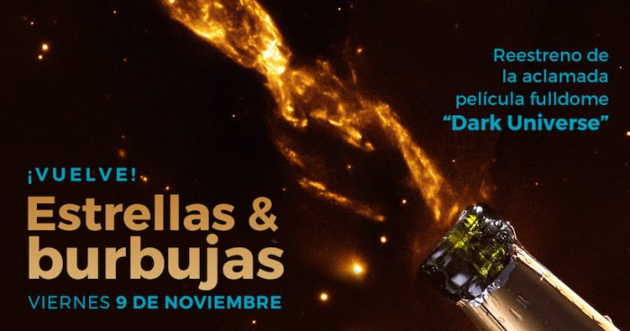 “Estrellas & Burbujas”: película Fulldome “Dark Universe” en Planetario USACH “Estrellas & Burbujas”: película Fulldome “Dark Universe” en Planetario USACH