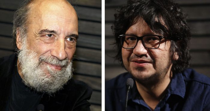 Lectura de textos literarios con Raúl Zurita y Alejandro Zambra en Facultad de Comunicación y Letras UDP Lectura de textos literarios con Raúl Zurita y Alejandro Zambra en Facultad de Comunicación y Letras UDP