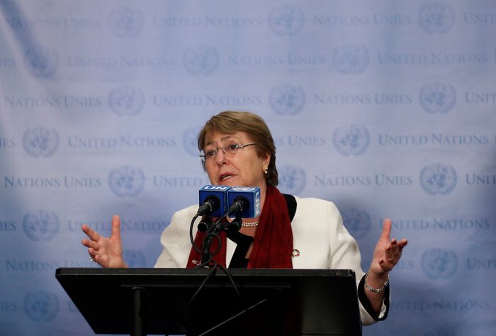 Al fin aparece Bachelet para hablar del crimen de Catrillanca: pide “investigación profunda y que haya justicia” Al fin aparece Bachelet para hablar del crimen de Catrillanca: pide