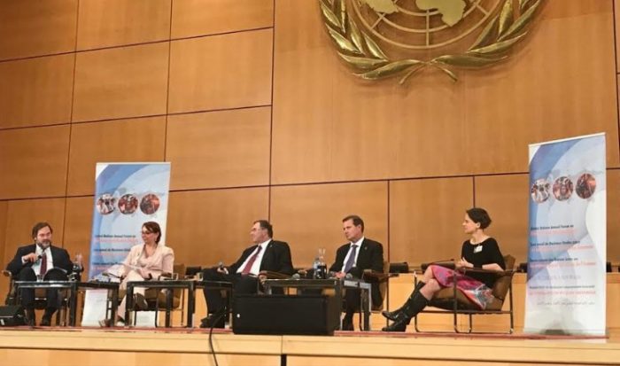 La presencia de la directora de la Bolsa de Santiago en el foro de la ONU sobre empresas y Derechos Humanos La presencia de la directora de la Bolsa de Santiago en el foro de la ONU sobre empresas y Derechos Humanos