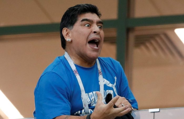 Maradona culpa al presidente Macri por los incidentes en el River-Boca Maradona culpa al presidente Macri por los incidentes en el River-Boca