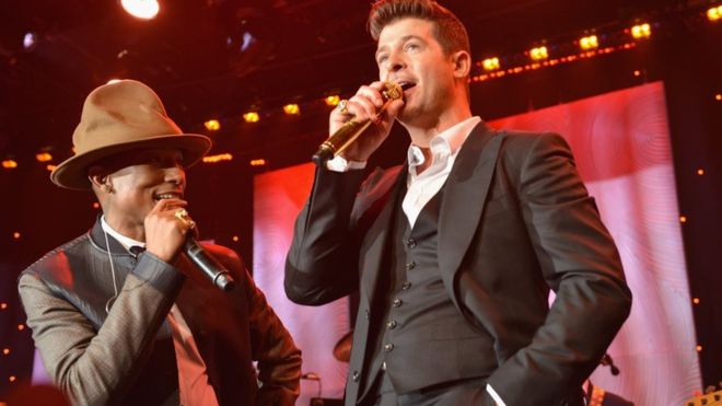 «Blurred lines»: el plagio de la canción por el que Pharrell Williams y Robin Thicke tendrán que pagar US$5 millones a la familia de Marvin Gaye «Blurred lines»: el plagio de la canción por el que Pharrell Williams y Robin Thicke tendrán que pagar US$5 millones a la familia de Marvin Gaye