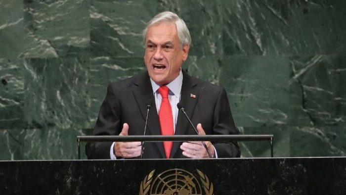 Cuando Piñera decía en Naciones Unidas que su política estaba “en perfecta armonía” con el Pacto Migratorio ONU Cuando Piñera decía en Naciones Unidas que su política estaba