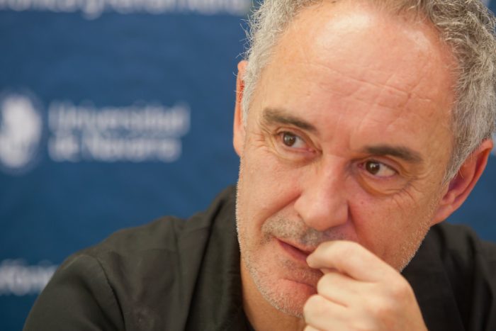 Ferran Adrià, chef español: 