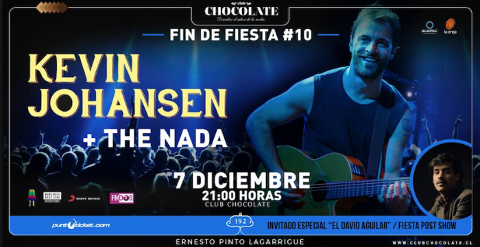 Kevin Johansen + The Nada en Club Chocolate Kevin Johansen + The Nada en Club Chocolate