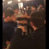 Los argentinos no aprenden: video muestra pelea en Madrid de hinchas de River Plate y Boca Juniors