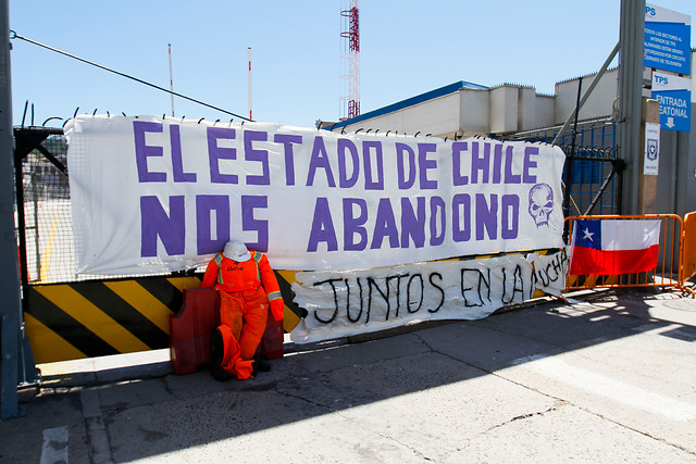 TPS y trabajadores movilizados se reúnen por primera vez en medio del paro en el puerto de Valparaíso TPS y trabajadores movilizados se reúnen por primera vez en medio del paro en el puerto de Valparaíso