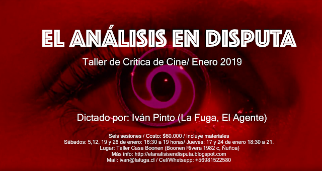 Taller de Cine con crítico y docente Iván Pinto en Casa Boonen Taller de Cine con crítico y docente Iván Pinto en Casa Boonen
