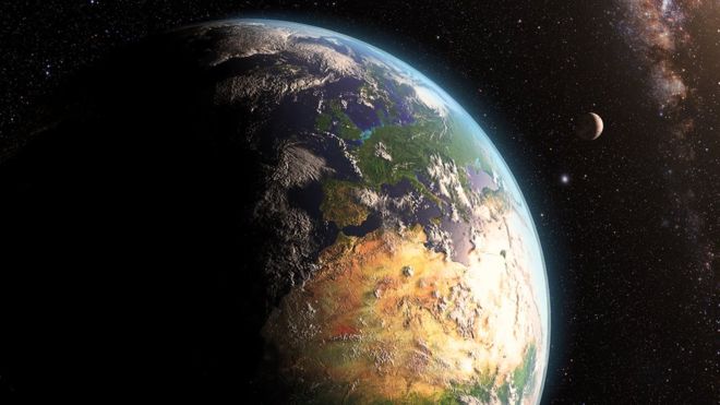 La megacolisión planetaria que pudo haber formado la Luna y hecho posible la vida en la Tierra La megacolisión planetaria que pudo haber formado la Luna y hecho posible la vida en la Tierra