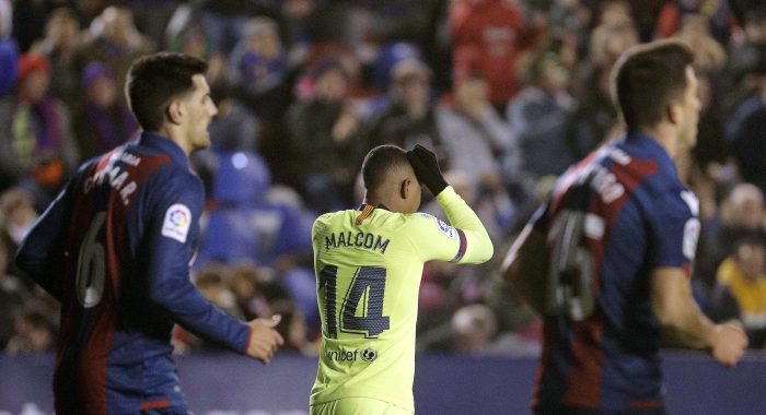 Barcelona de Vidal no pudo ante el Levante en partido por la Copa del Rey