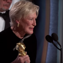 Glenn Close entregó resonante mensaje feminista en los Globos de Oro